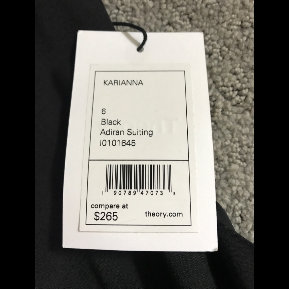 Theory KARIANNA black dress NWT - Picture 7 of 7